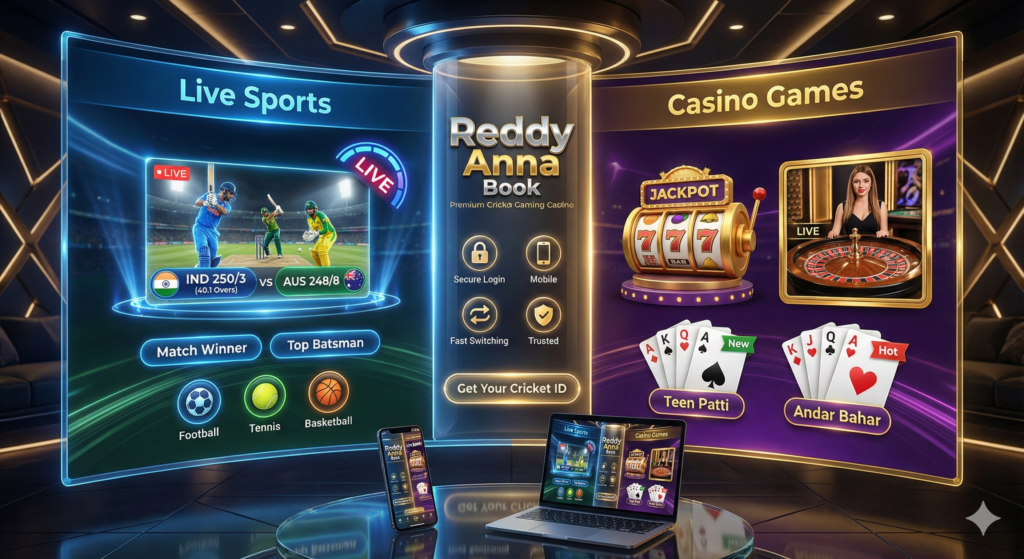 Reddy Anna Book platform - easy access to live sports betting