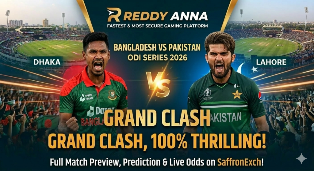 Pakistan vs Bangladesh 2026: Live Match Updates, Series Analysis & Reddy Anna Betting Tips