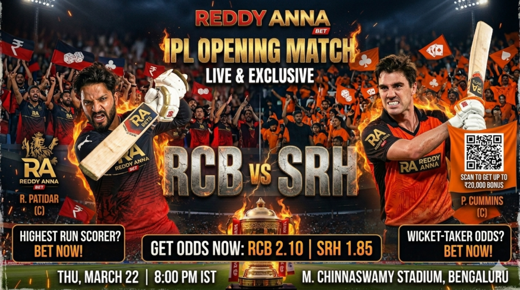 RCB vs SRH Today Match Prediction IPL 2026: Toss Tips, Betting Odds & Pitch Report