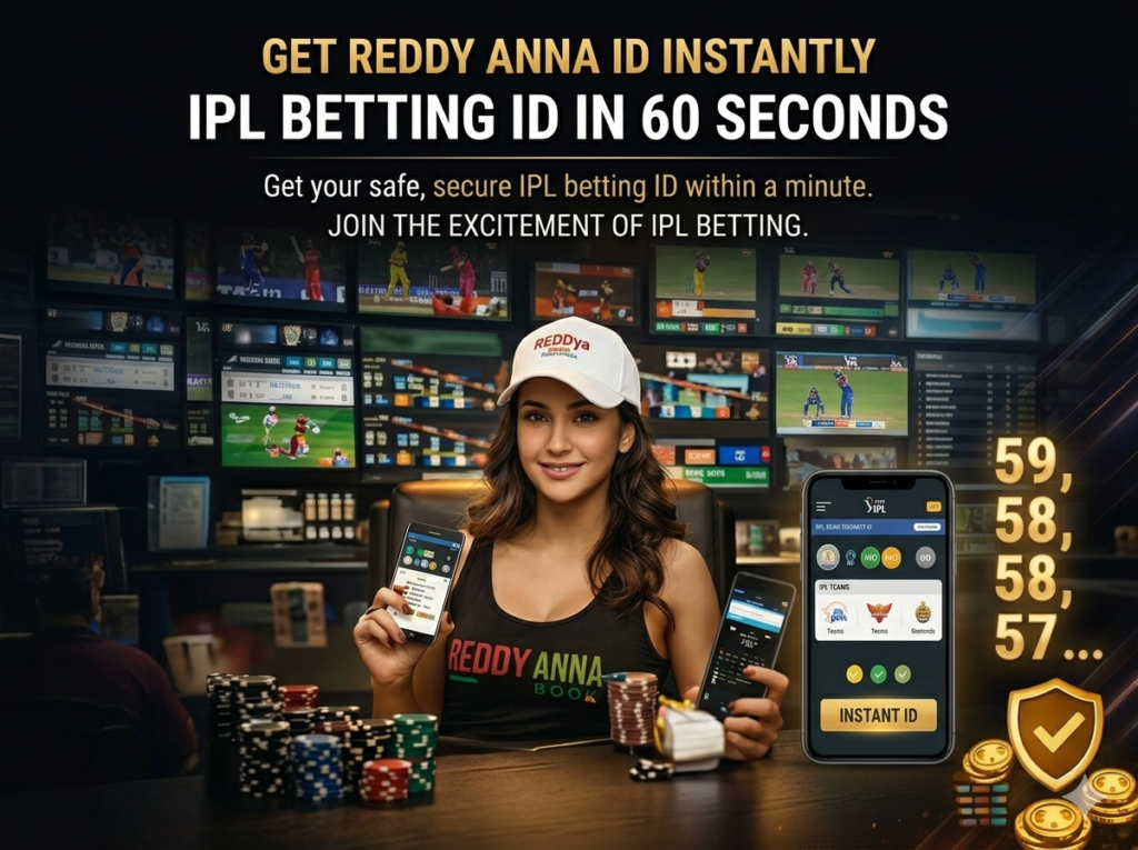 Get Reddy Anna ID Instantly – IPL Betting ID in 60 Seconds