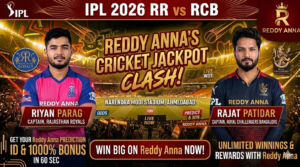 RR vs RCB betting Reddy Anna – Get Reddy Anna ID & 500% Bonus Bet Now