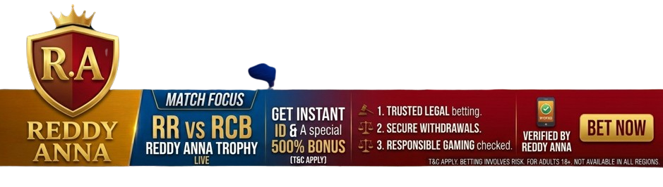 RR vs RCB betting Reddy Anna